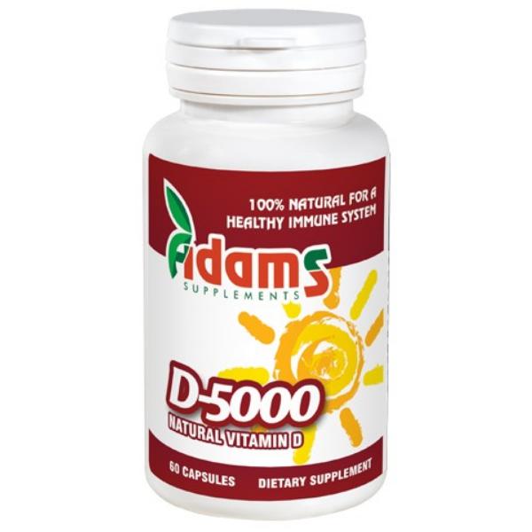 Vitamina D-5000 Adams Supplements, 60 tablete