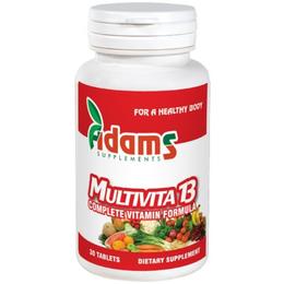 Multivitamine Multivita13 Adams Supplements, 30 tablete