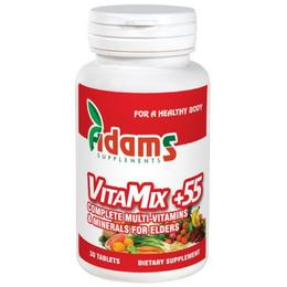 Complex de Vitamine VitaMix +55 Adams Supplements, 30 tablete