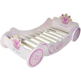 Pat cu cadru din lemn Princess Carriage