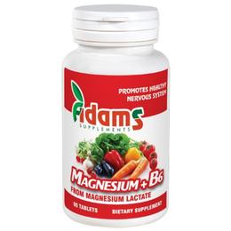 Magneziu + B6 Adams Supplements, 90 tablete