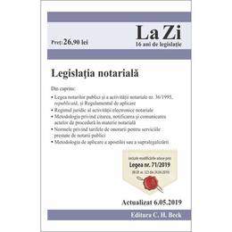Legislatia notariala. act. 6 mai 2019, editura c.h. beck