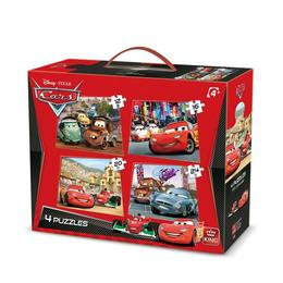 Puzzle 4 in 1 cars (12, 16, 20, 24 piese)