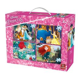 Puzzle 4 in 1, princesses