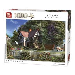 Puzzle 1000 piese, roses house