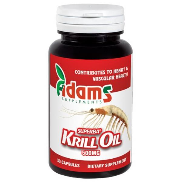 Krill Oil 500mg Adams Supplements, 30 capsule