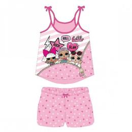 Pijama de vara pentru fete, LOL Surprize Rock Roll Glam, Roz, 5-6 ani, 111/115 cm