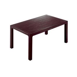 Masa RAKI WOOD 90x150x75cm polipropilen/fibra sticla culoare cafea MN0142306