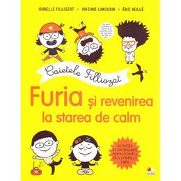 Caietele filliozat. Furia si revenirea la starea de calm. Activitati cu autocolante - Isabellle Filliozat, editura Litera
