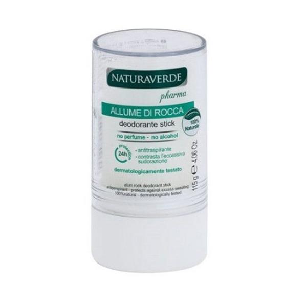 Deodorant Stick Piatra de Alaun - Naturaverde Allume Di Rocca Deodorante Stick, 115 g