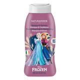 Sampon si Balsam pentru Copii Extract Organic de Albastrele cu Mosc Alb  - Naturaverde Kids Frozen II Shampoo&Conditioner, 250 ml