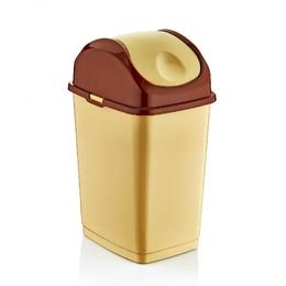 Cos de gunoi cu capac batant raki icikala 18lt mn0151314, bej