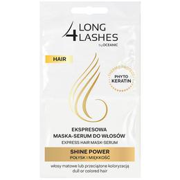 Masca de par pentru stralucire cu keratina oceanic shine power, 12ml