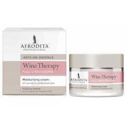 Crema hidratanta pentru ten normal si mixt wine therapy resveratrol cosmetica afrodita, 50ml