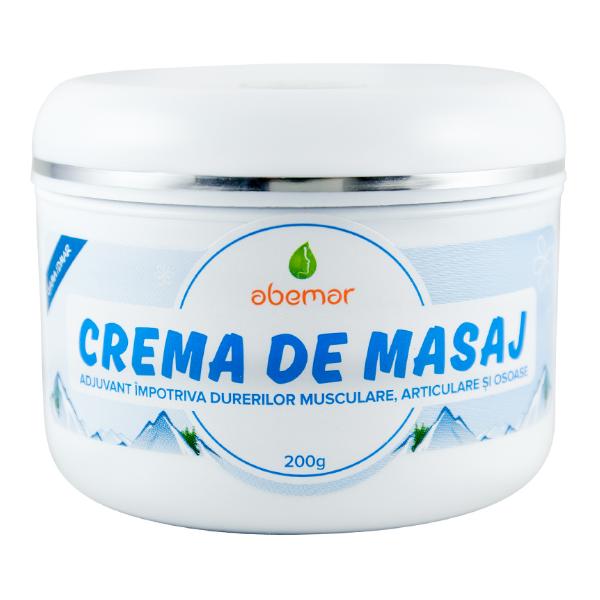 Crema de Masaj pentru Dureri Musculare, Articulare si Osoase Abemar Med, 200g