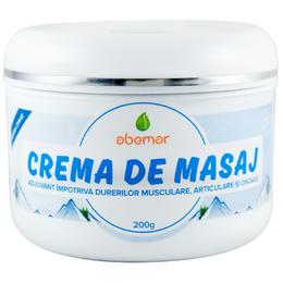 Crema de Masaj pentru Dureri Musculare, Articulare si Osoase Abemar Med, 200g