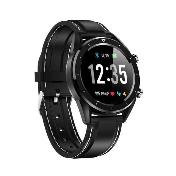 Ceas smartwatch No.1 dt28 64kb ram + 512kb rom display 1.54 inch cu touch screen rezolutie 240 x 240 pixeli baterie 230mAh altimetru/barometru/termometru rezistent la apa IP68