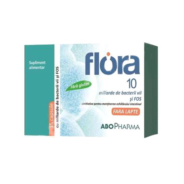Flora 10 ABO Pharma, 15 capsule