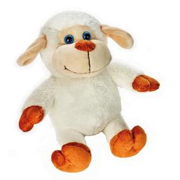 Jucarie din plus mielut, alb 25 cm