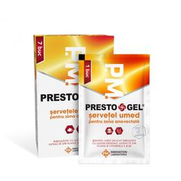 Prestogel servetele umede hip pharma, 7 bucati