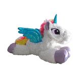 Jucarie de plus Eddy Toys unicorn 44 cm alb