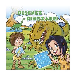 Desenez dinozauri - cu sabloane, editura Nomina