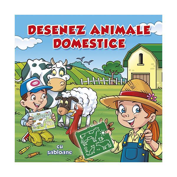 Desenez animale domestice - cu sabloane, editura nomina