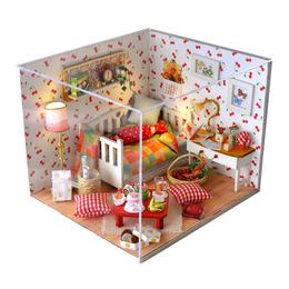 Joc interactiv, macheta casuta de asamblat, miniatura, DIY, cadou zi de nastere, aniversare, Autumn Fruit
