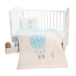Lenjerie patut cu 3 piese Puppy on Balloon
