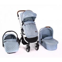 Carucior modular 3 in 1 Dotty Blue