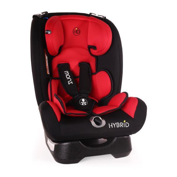 Scaun auto 0-36 kg hybrid red