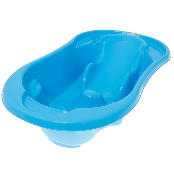 Cadita anatomica tega baby cu termometru komfort albastru inchis