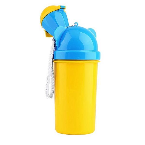Pisoar portabil pentru baieti little mom pee trainer yellow