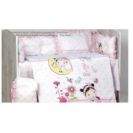 Set lenjerie patut 6 piese bumbac ranforce Kids Dream