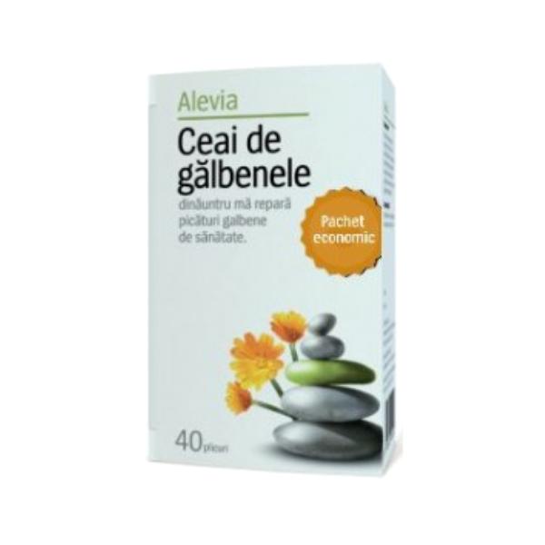 Ceai de Galbenele Alevia, 40 plicuri