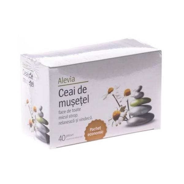 Ceai de Musetel Alevia, 40 plicuri
