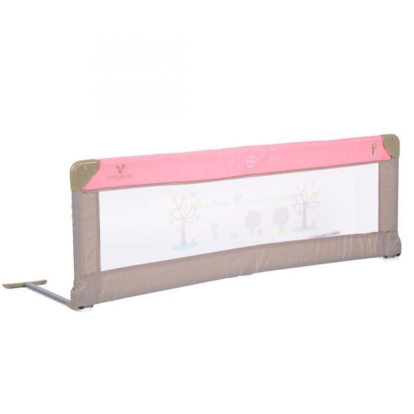 Bariera de protectie pentru pat bed rail cangaroo pink