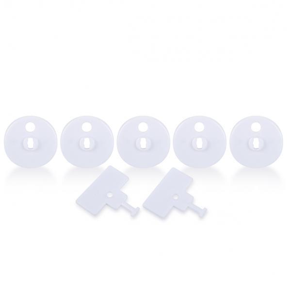 Set 5 protectii pentru prize cu cheita cp332f