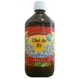 Ulei de in presat la rece herbavit, 500 ml
