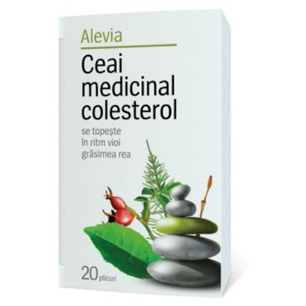 Ceai Medicinal Colesterol Alevia, 20 plicuri