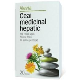 Ceai medicinal hepatic alevia, 20 plicuri