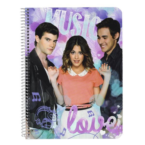 Caiet cu spira a5-80 de file colectia violetta butterflies