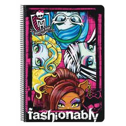 Caiet cu spira a4-80 de file colectia monster high-draculaura