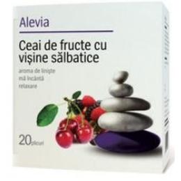 Ceai de fructe cu visine salbatice alevia, 20 plicuri