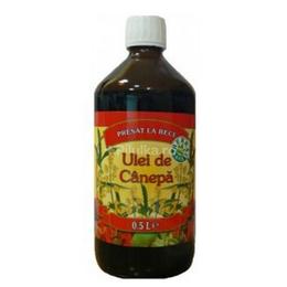 Ulei de canepa presat la rece herbavit, 500 ml
