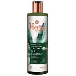 Ulei de Baie si Dus cu Ulei de Canepa pentru Piele Foarte Uscata - Farmona Herbs Hemp Oil Bath and Shower Oil for Very Dry Skin, 400ml