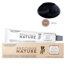 Vopsea permanenta fara amoniac - alfaparf milano precious nature ammonia-free permanent hair color, nuanta 1.11 nero blu