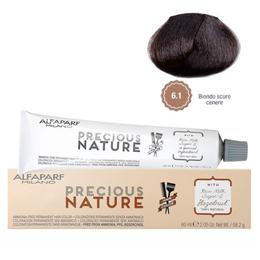 Vopsea permanenta fara amoniac - alfaparf milano precious nature ammonia-free permanent hair color, nuanta 6.1 biondo scuro cenere