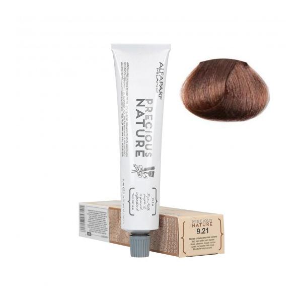 Vopsea Permanenta Fara Amoniac - Alfaparf Milano Precious Nature Ammonia-Free Permanent Hair Color, nuanta 7.32 Biondo Medio Dorato Irise
