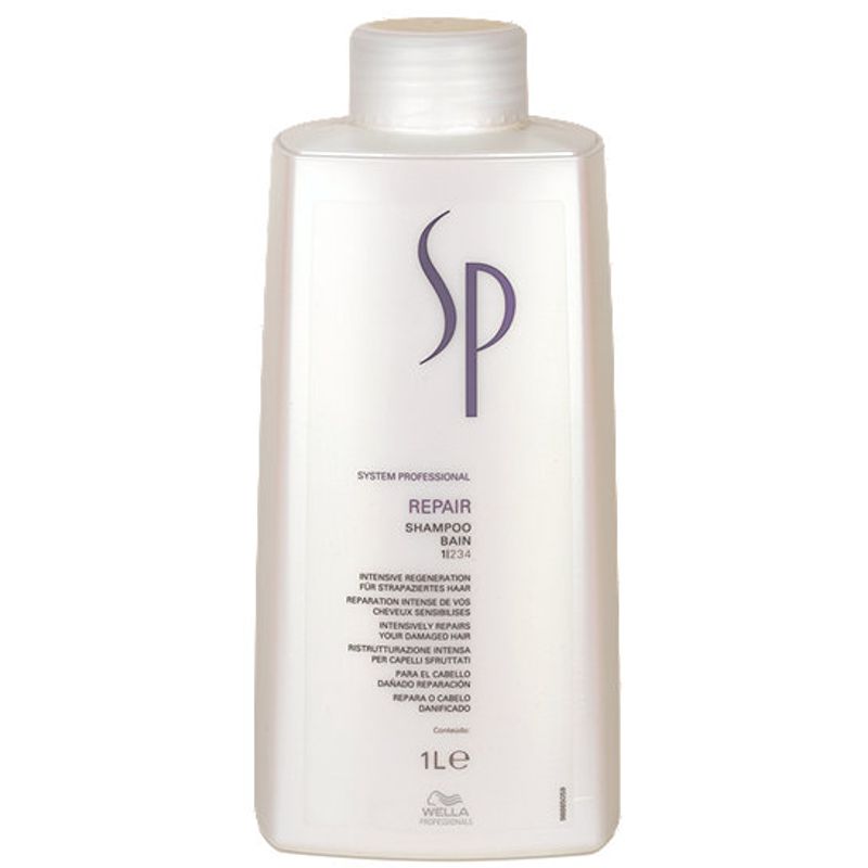 Sampon Reparator pentru Par Degradat - Wella SP Repair Shampoo 1000 ml imagine produs